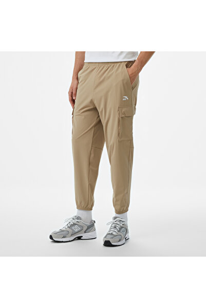 Anta Sports Men's Beige Sweatpants