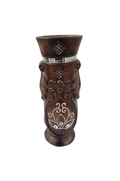 OEM Ceramic Vase with Flowers, Crystals, and Mirrors, M2, 11x30 cm