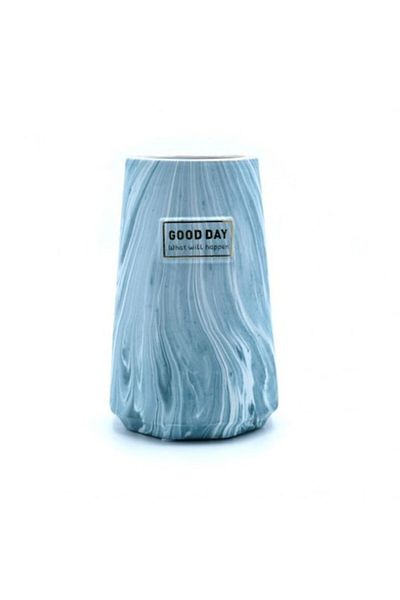 OEM Ceramic Decorative Vase, 19x9 cm Blue M3