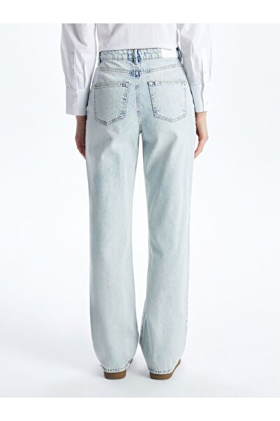 LC Waikiki Blue Straight Fit Women's Jean Pants