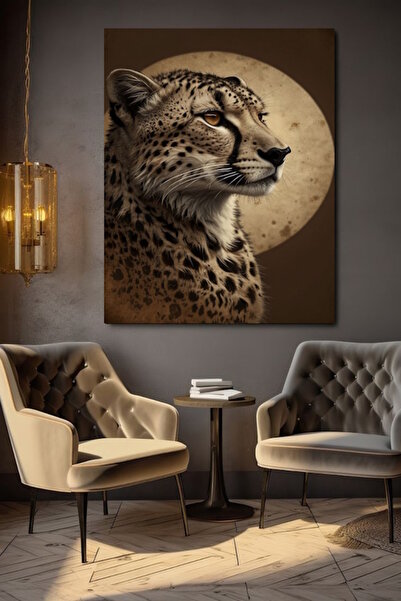 özkacar USREDNJA LEPA SLIKA NA PLATNU SA LEOPARDOM ZA ZID U KUĆI, DNEVNOJ SOB...
