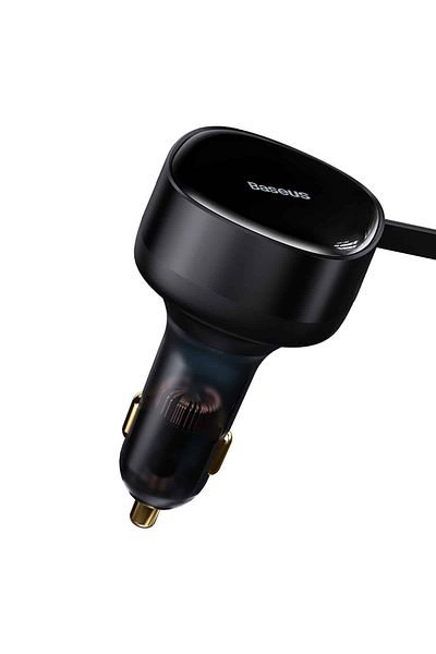 Baseus 2w1 Ładowarka samochodowa 33W 2x USB-C Enjoyment czarna