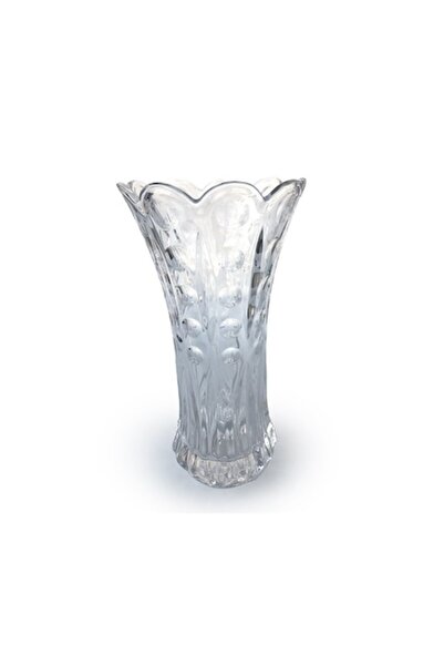 OEM Vază de sticlă cu model floral, M3, 12x24 cm