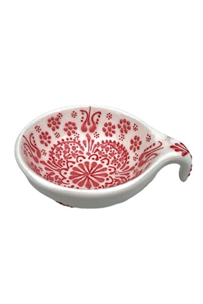 OEM Ceramic Sauce Bowl with Handle, Floral Design, Hand-Painted, 10x4cm, Mult...