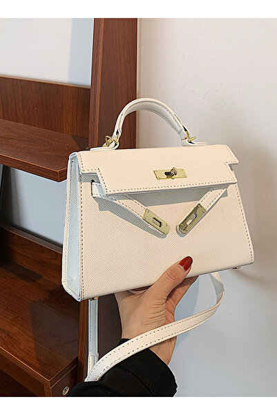 ETG Women's Fashionable Kelly Bag Portable Shoulder Bag 19*7*21CM