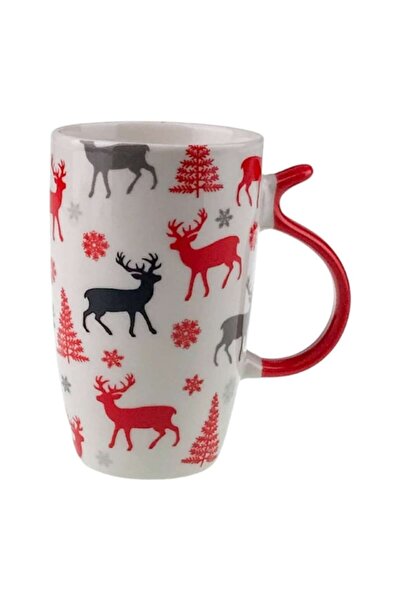 OEM Cană ceramică cu Moș Crăciun, 8x12 cm