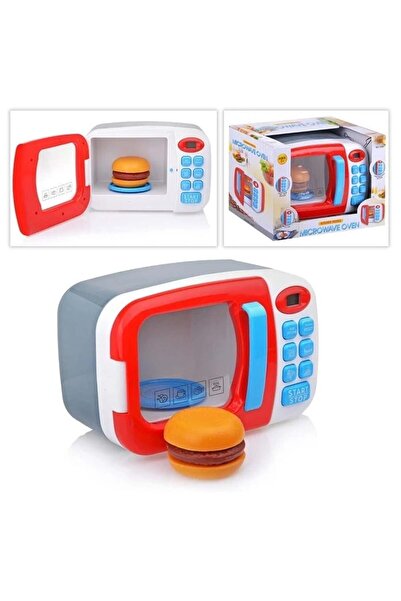 CREATIVE Toy microwave oven, for children 3 years+, white-red-blue