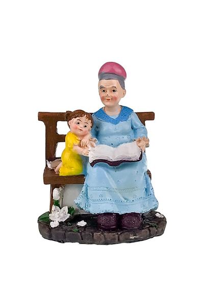 OEM Decoratiune din rasina, 10x12 cm, multicolor, dragoste de bunica