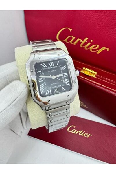 Cartier Santos Black Men's Watch