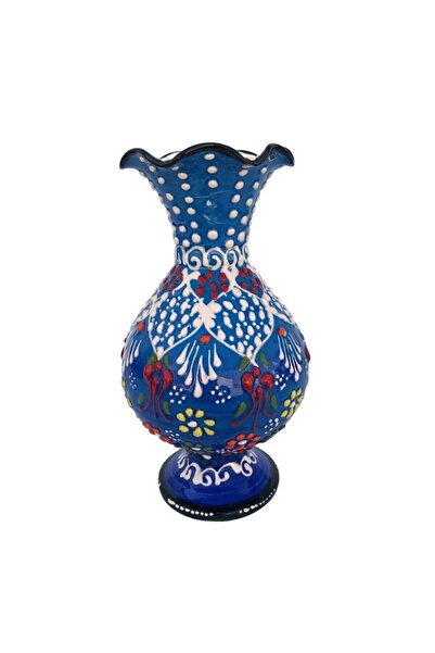 OEM Ceramic Vase with Floral Pattern, M5, 9x17 cm
