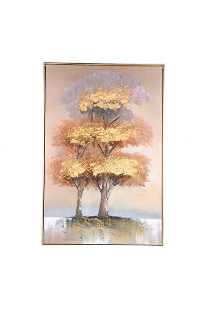 OEM Pictură pe pânză cu copac, ramă MDF, 60x90 cm multicolor M3