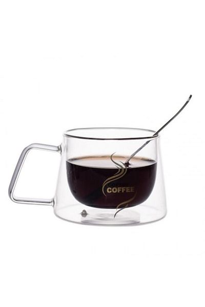 OEM Cană de cafea cu pereți dubli, 200 ml