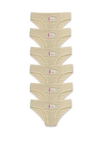 Yaldızlı 6-Pack of Plain Bikini Panties