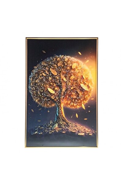 OEM Pictură plastică cu cristale și ramă de zinc, 40x60 cm Multicolor M1