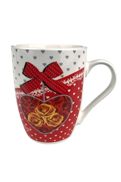 OEM Cana cu inimi, ceramica, 200 ml, 8X10 cm, M1