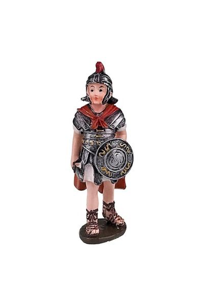 OEM Decoratiune rasina, soldat roman, 4x11 cm, multicolor