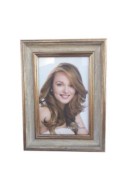 OEM Ramă foto, imitație de lemn M1, 13x18cm, bej-auriu