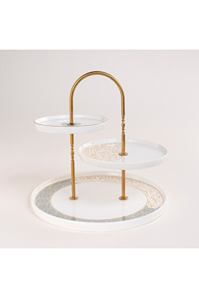 LA MESA مسك - حامل تقديم من الفولاذ المقاوم للصدأ بثلاث طبقات