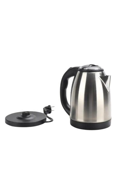 dalimag Fierbător electric din oțel inoxidabil, 1500 W, capacitate 2,0 L