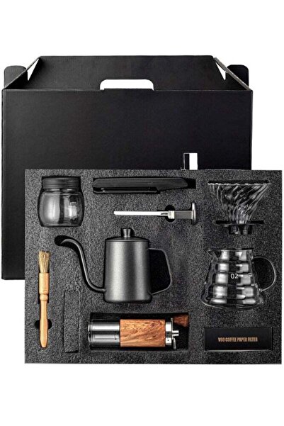 Yelajoy مجموعة ماكينة تحضير القهوة تحتوي على عدد من معدات صنع القهوة، مناسبة ...