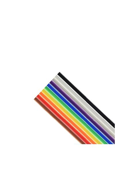 OEM Banda formata din fire Dupont, 10P, 1 metru, Curcubeu
