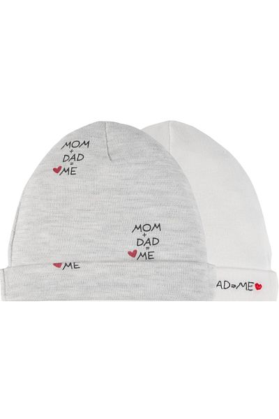 İdilbaby&Mamino Mom+Dad=Me 2-Piece Hat