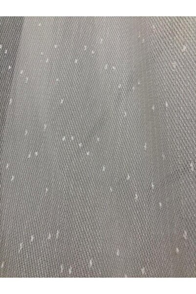 Taç Rüyaper Tac Armure Bud Pattern 1/3 Tight Pile Luxury Tulle Curtain