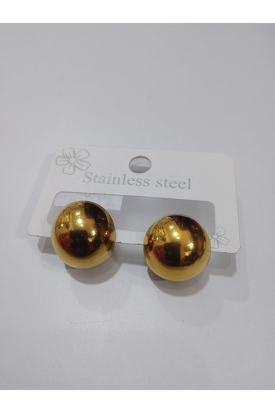 Lal takı Paslanmaz çelik top küpe