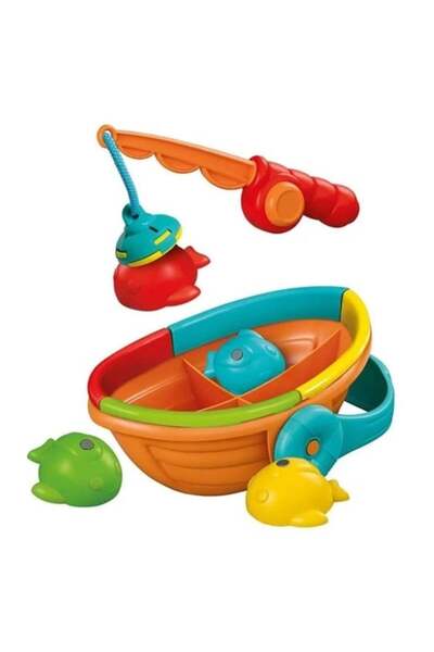 divendi-ro Set de pescuit, Cu sunete, Include undiță și 4 pești, Dezvoltă abilitățile cognitive, Multicolor