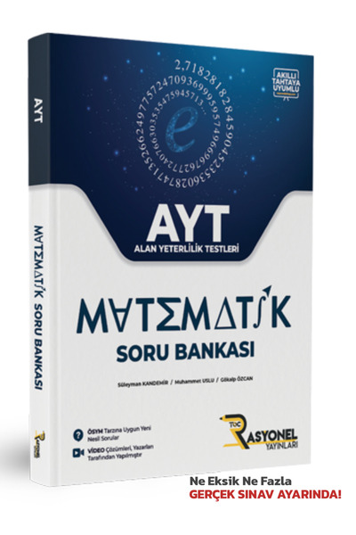 Rasyonel Yayınları AYT Matematik Soru Bankası (MEB Müfredatına Uygun / ÖSYM A...