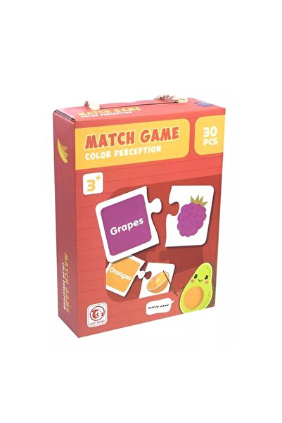 divendi-ro Puzzle de potrivire a imaginilor, pentru copii de la 3 ani +, cu fructe, 23x18x5,8 cm, multicolor