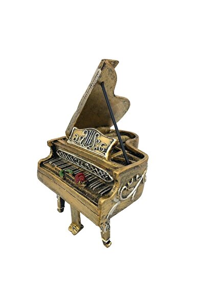 OEM Piggy Bank in the Shape of a Piano, 14x22 cm, Brown