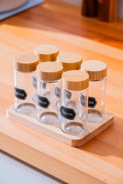 ACAR Calix Set of 6 Spice Rack with Stand