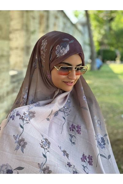 ALDIRA The Pashmina Viscose Fabric Is a Digital Pattern of 110 Grams
