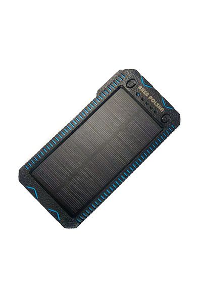 Bass Polska Powerbank solarny z zapalniczką żarową i latarką LED, 10000 mAh