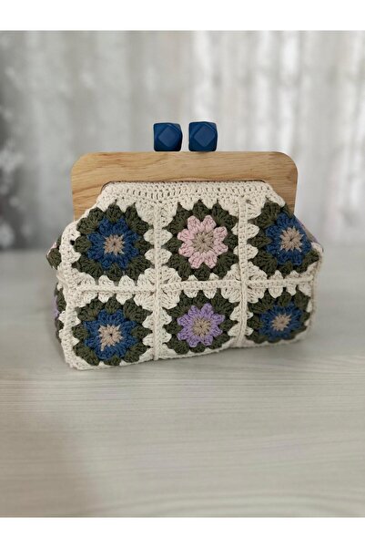 SOFT El Yapımı Motifli Örgü Çanta