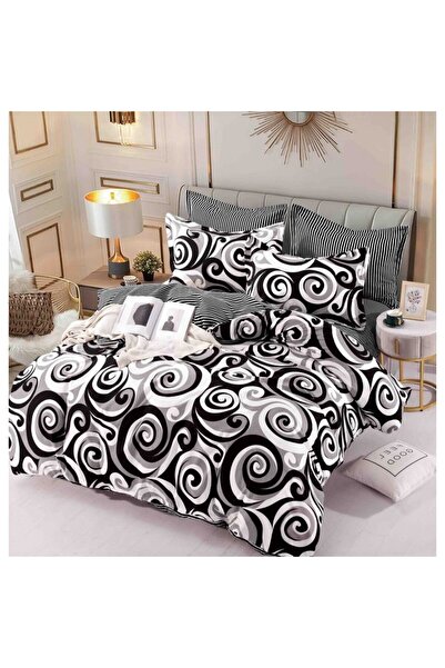 JOJO HOME Bed linen, Jojo Home, Non Colori print, 6 pieces, 2 persons, 245x250cm, Finet Superior