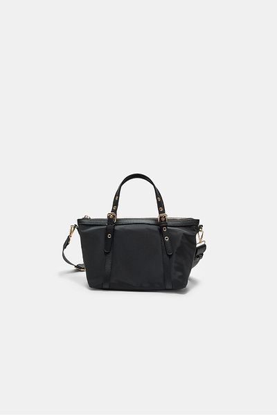 Stradivarius حقيبة تسوق صغيرة متباينة اللون
