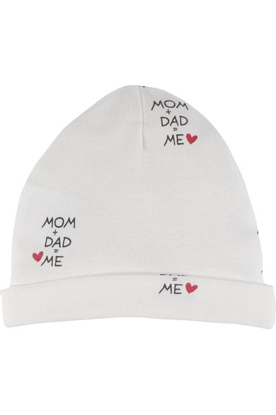 İdilbaby&Mamino MOM+DAD=ME قبعة مكونة من قطعتين