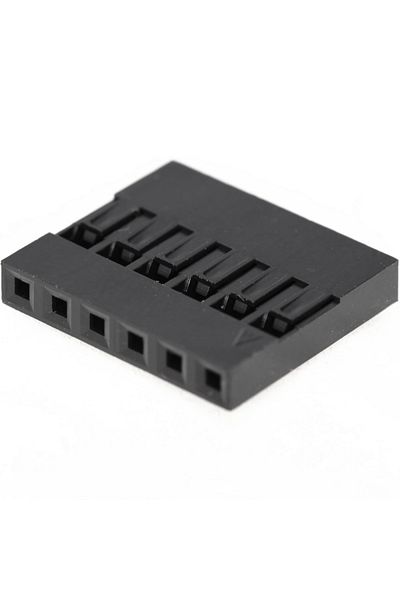 OEM Conector dupont mama 6 pini, set 10 bucati
