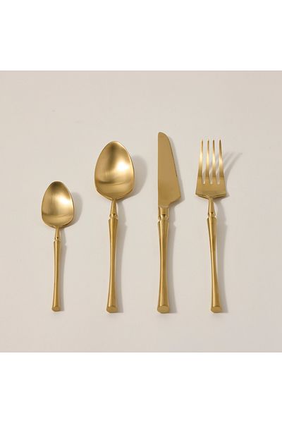 LA MESA 16 PCS CUTLERY SET GOLD