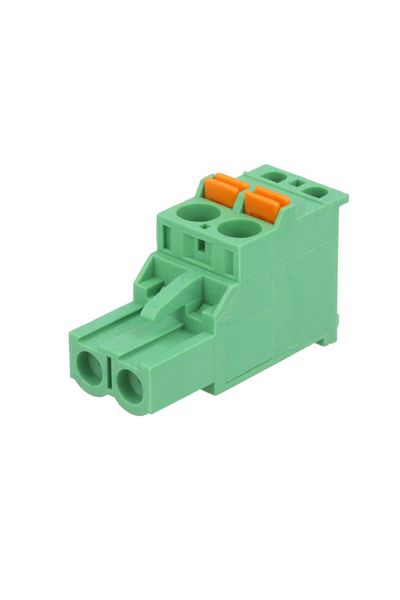 OEM Regletă deconectabilă 5mm 2 porturi – unghi 90°, montaj PCB rapid