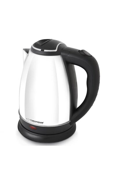 ESPERANZA Fierbător electric Esperanza, Plastic/Oțel inoxidabil, 1,8 l, Alb/Negru