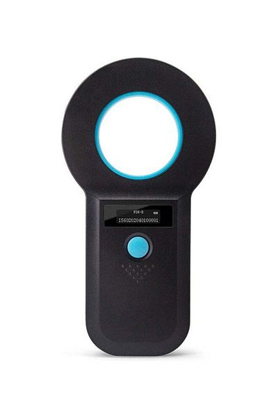fun zone W90B Handheld Animal Chip Reader Scanner Black