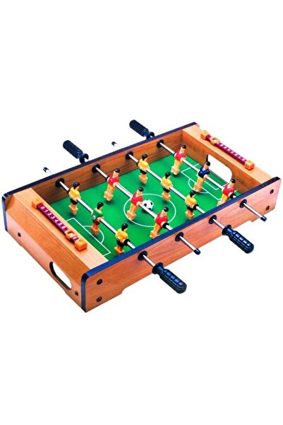 divendi-ro Masă de fotbal din lemn, 50x31x10 cm, joc interactiv pentru copii