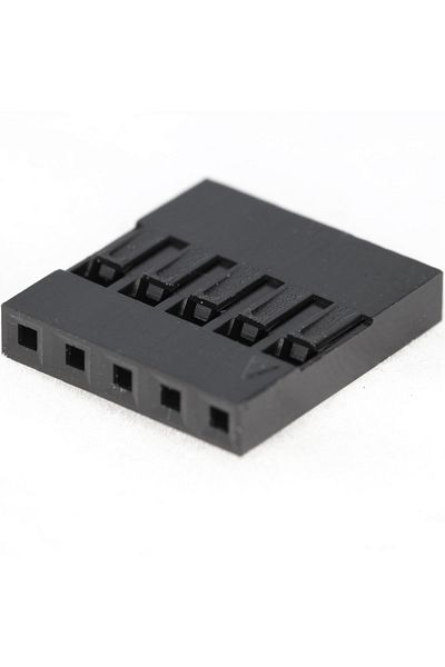 OEM Dupont Connectors Female, 5 Pin, 2.54mm, set of 10 pieces