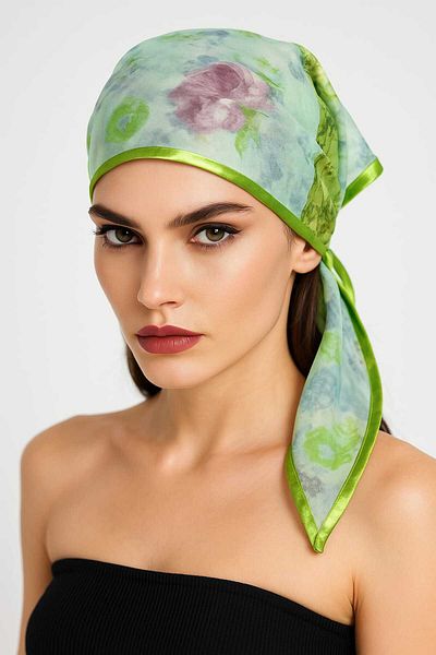 Handmade Luxury Women's Bandana |   Stylish, Elegant and Trendy Design |   Hair Accessory for Special Occasions