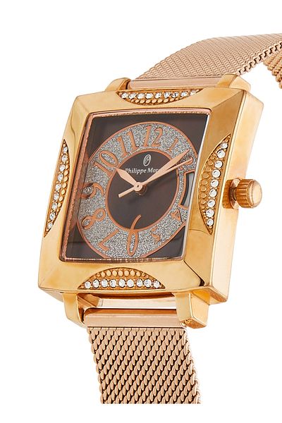 Philippe Moraly Women Stainless Steel Analog Wrist Watch LS0952QRO