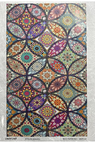 LİNEART PİRİNÇ DEKOPAJ KAĞIDI MHFL42