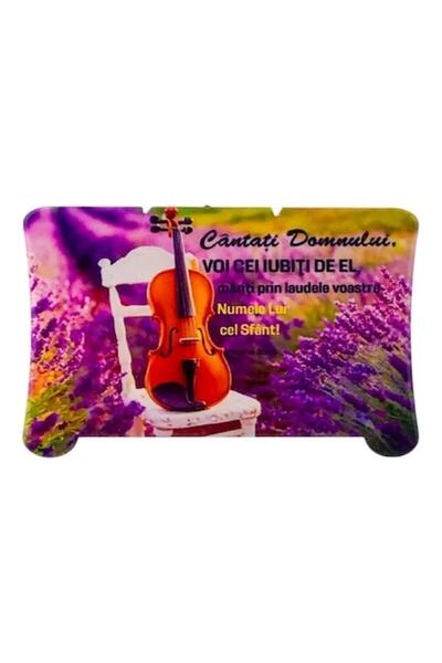 OEM Ceramic Plaque in the Shape of a Papyrus with Biblical Texts and Music